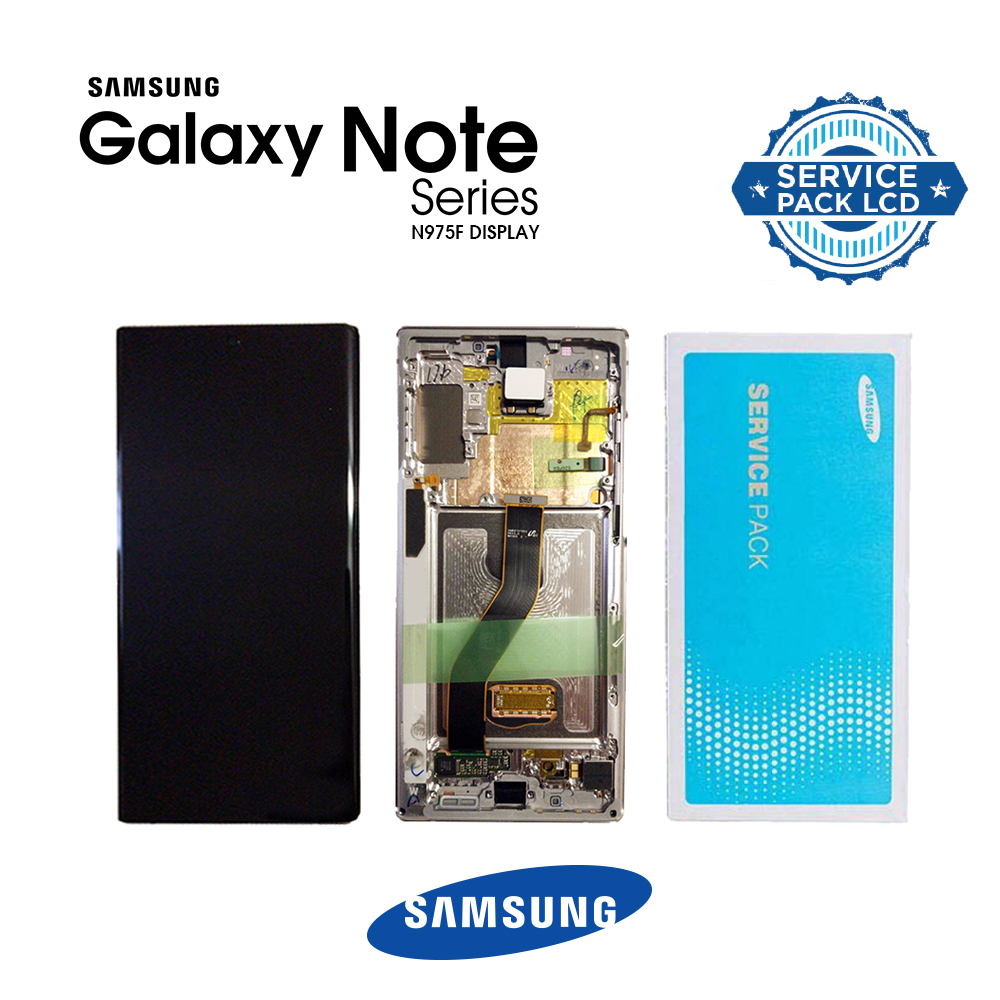 G973F -S10 LCD SILVER/WHITE CON FRAM (sku 952) 