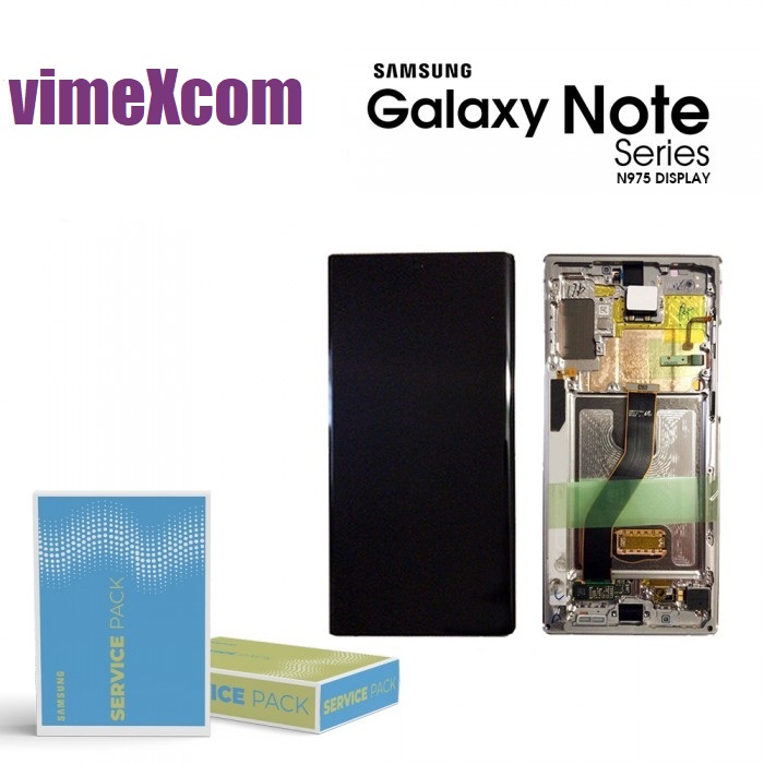 LCD SAMSUNG SM-N975F/N976 (NOTE10 PLUS 2019) AURA BLACK NO FRAME ( sku 1018)