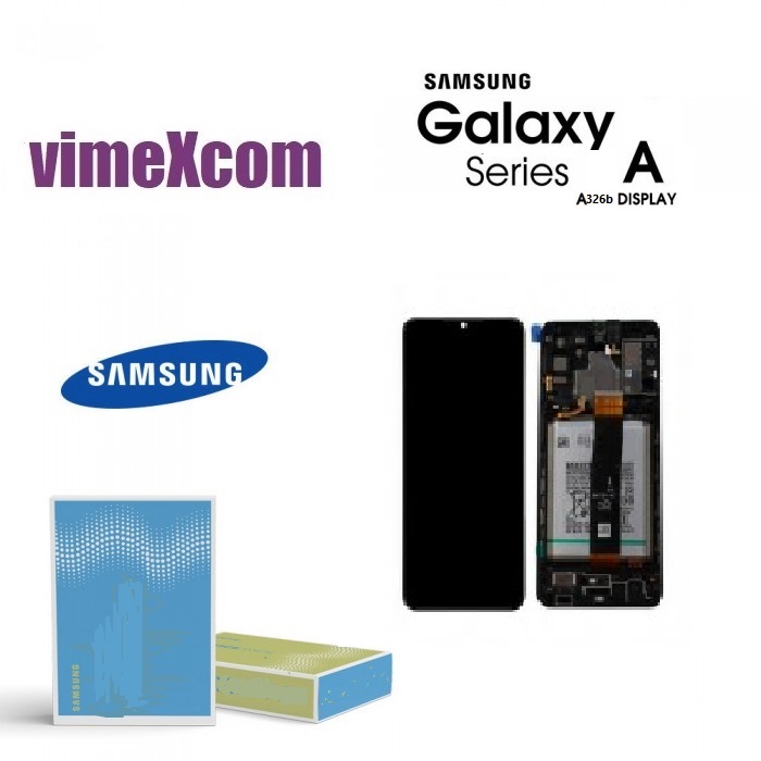 Lcd Samsung A326b GH 82-25454A + BATTERIE BLACK (1036)
