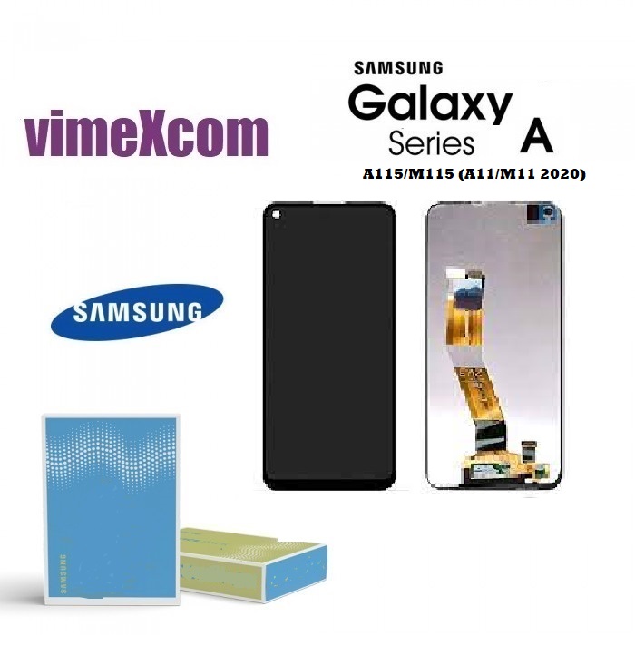 SAMSUNG LCD SM-A115/M115 (A11/M11 2020) GH81-18760A/18736A without  frame black(1062)