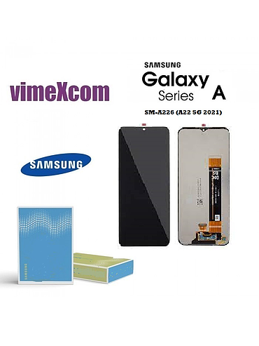  LCD SAMSUNG SM-A226 (A22 5G 2021) BLACK (Without Frame)  (SKU 1066)
