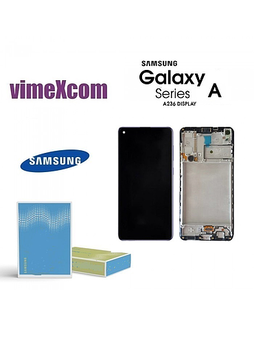 LCD SAMSUNG SM-A236 (A23 5G 2022) BLACK (With Frame) 